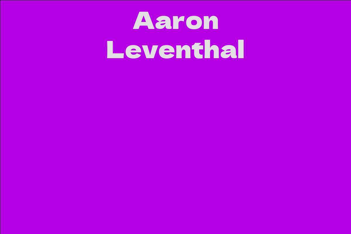 Aaron Leventhal