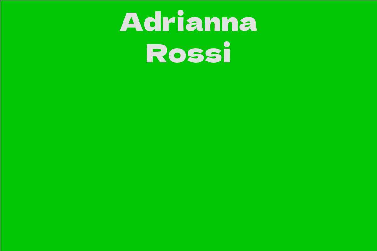 Adrianna Rossi