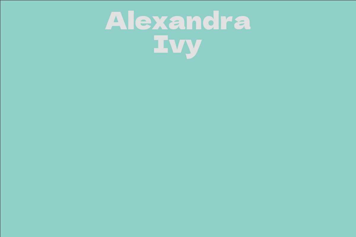 Alexandra Ivy