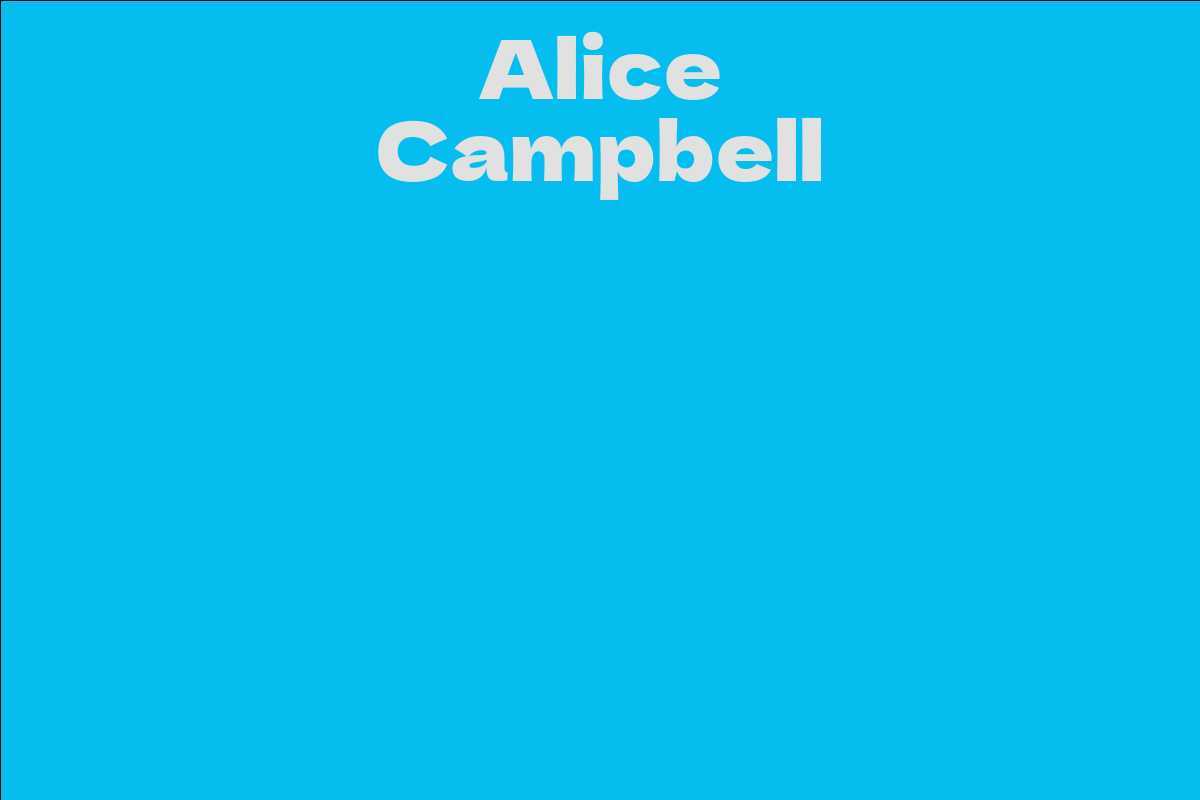 Alice Campbell