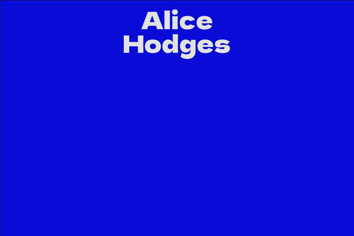 Alice Hodges