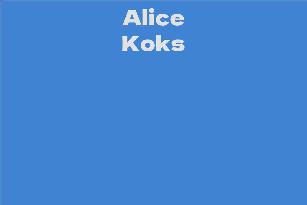 Alice Koks