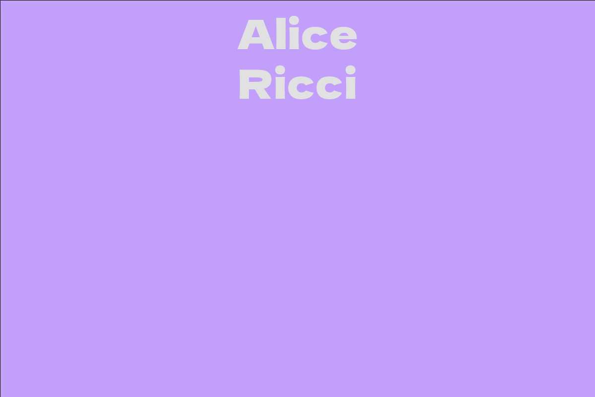 Alice Ricci