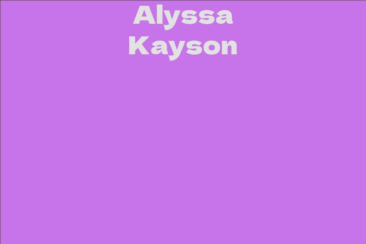 Alyssa Kayson