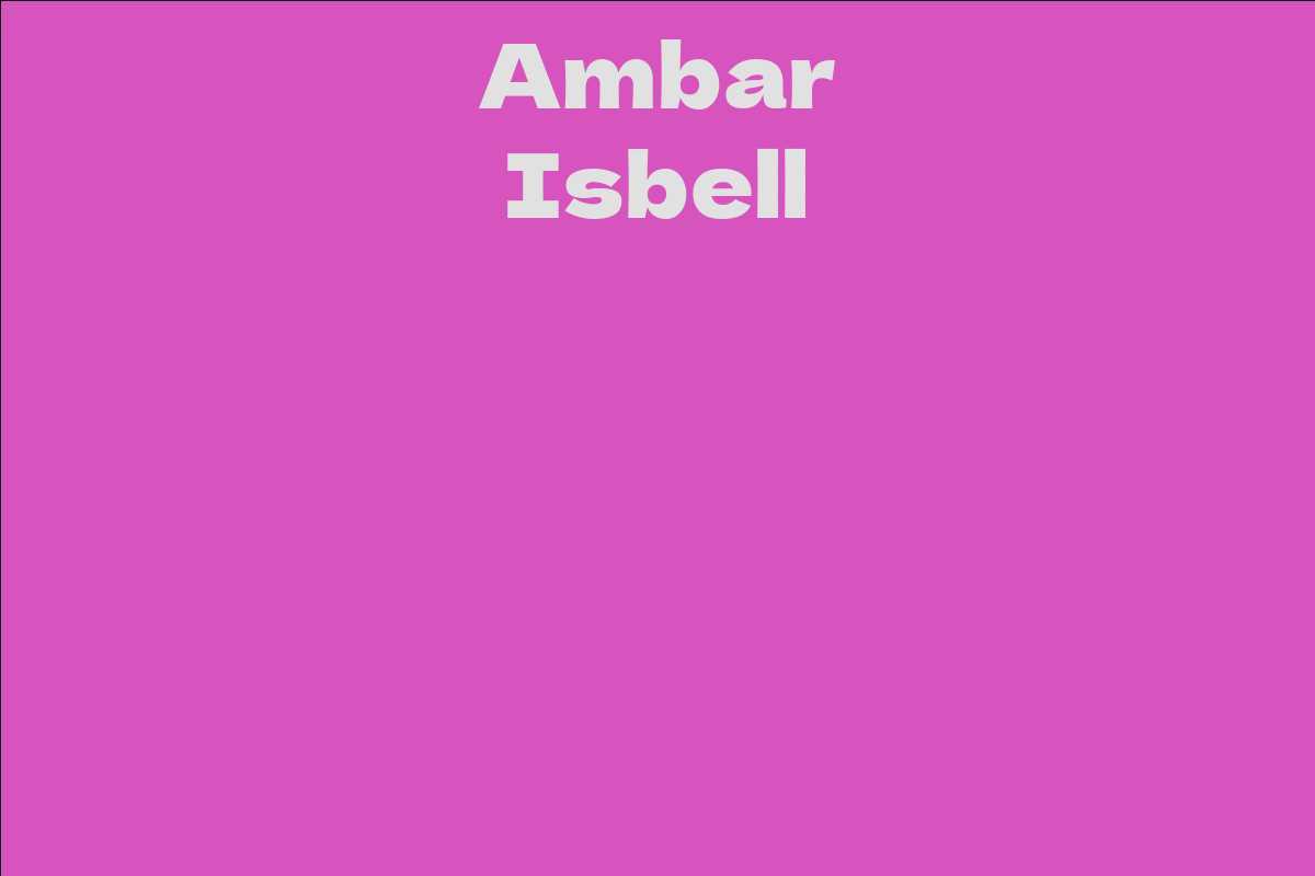 Ambar Isbell