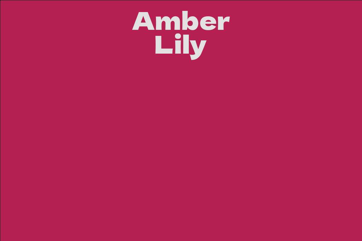 Amber Lily