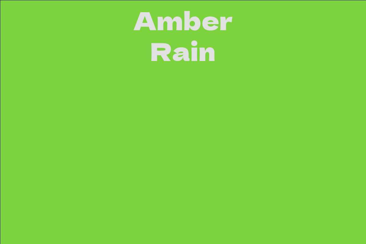 Amber Rain