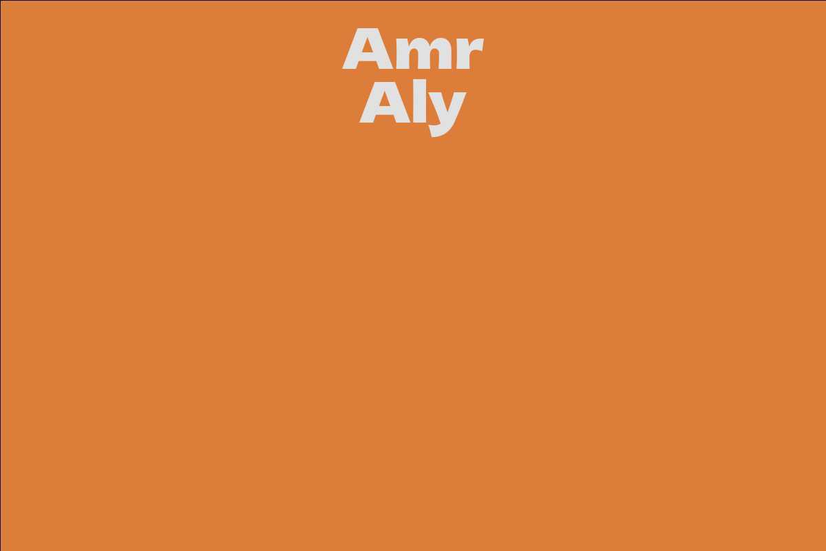 Amr Aly