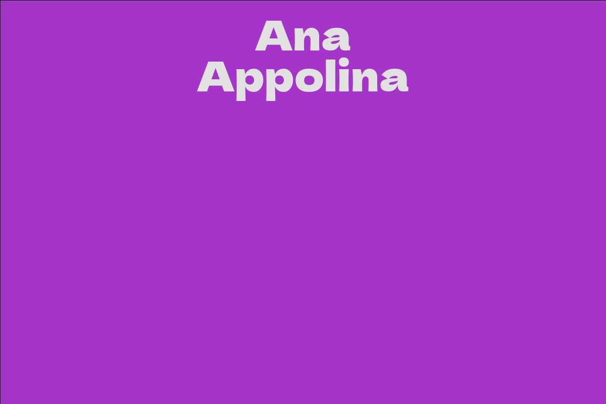 Ana Appolina
