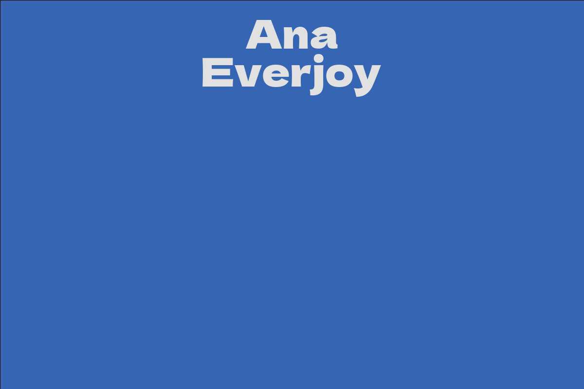 Ana Everjoy