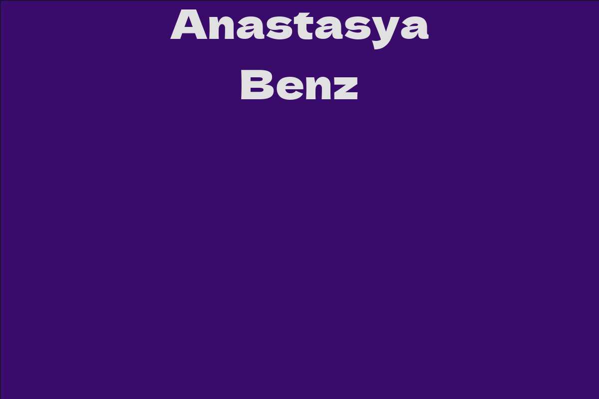 Anastasya Benz