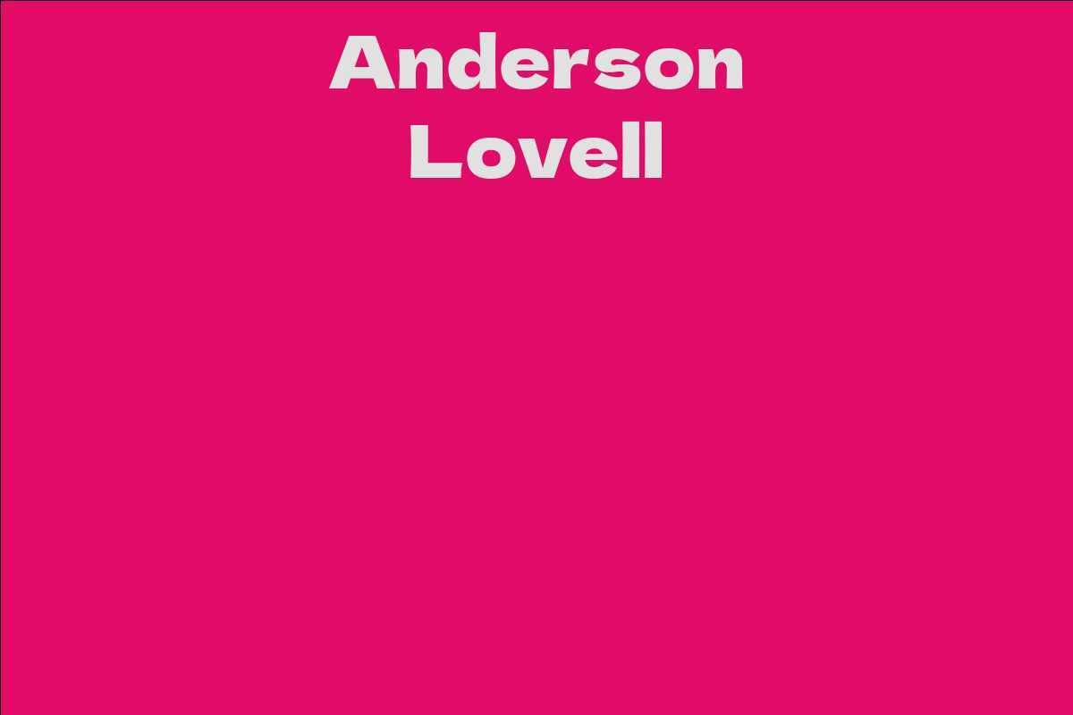 Anderson Lovell