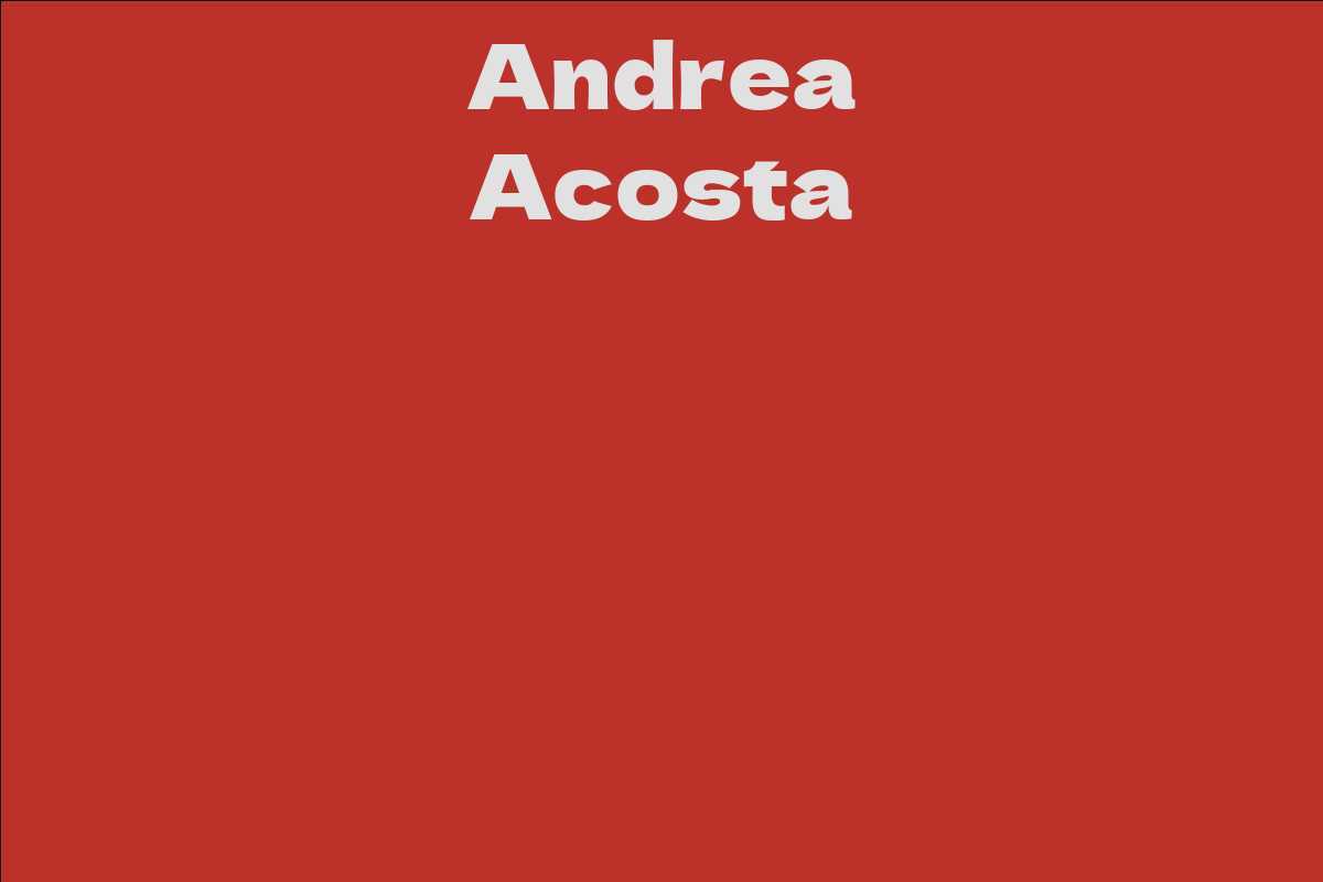 Andrea Acosta