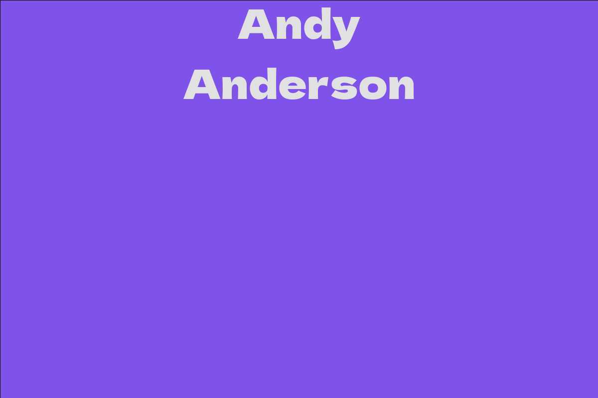 Andy Anderson