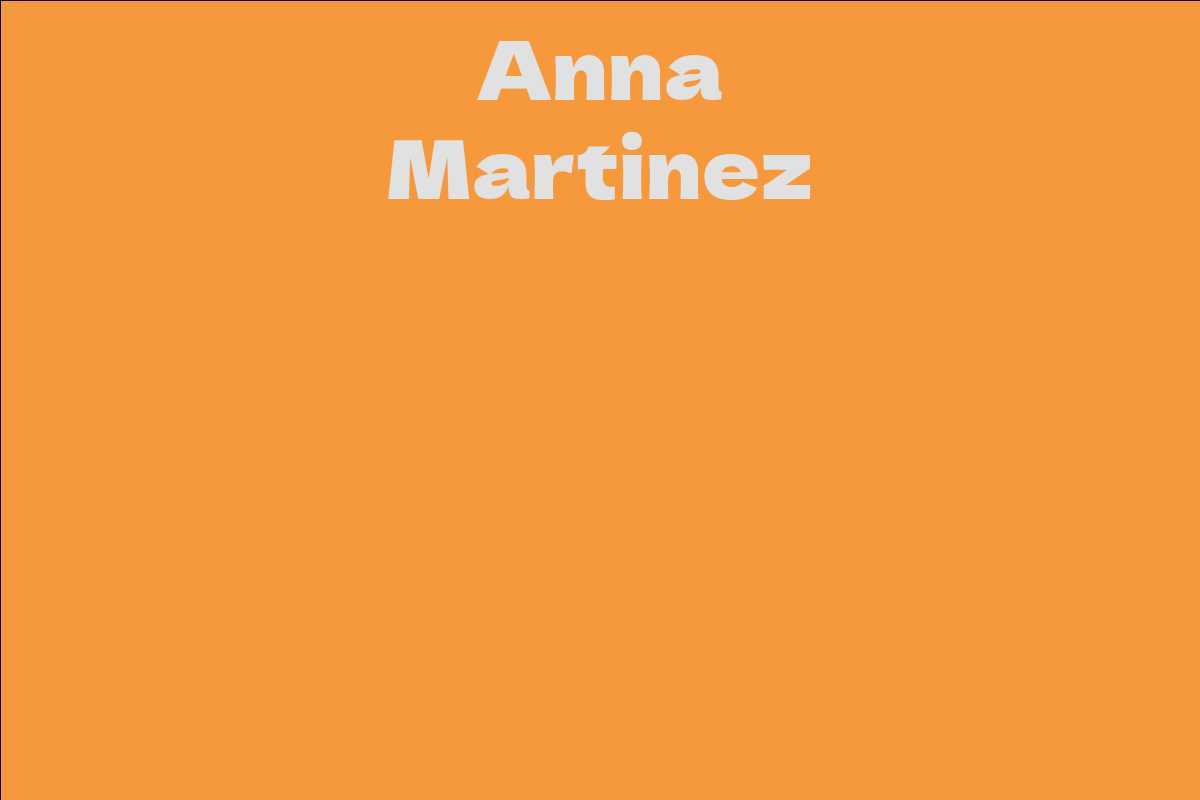 Anna Martinez