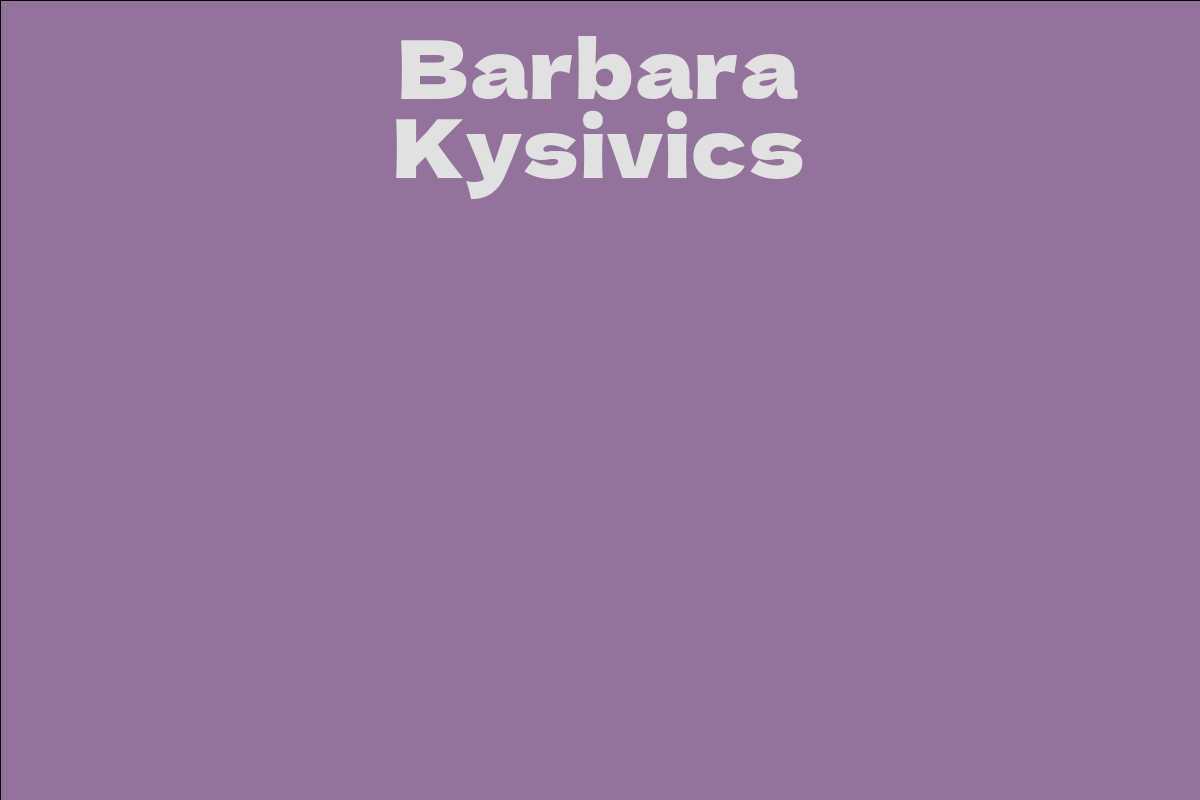 Barbara Kysivics