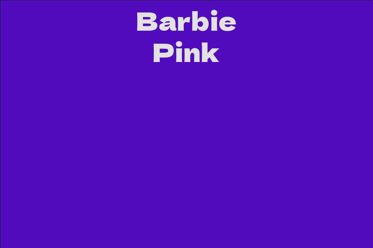 Barbie Pink