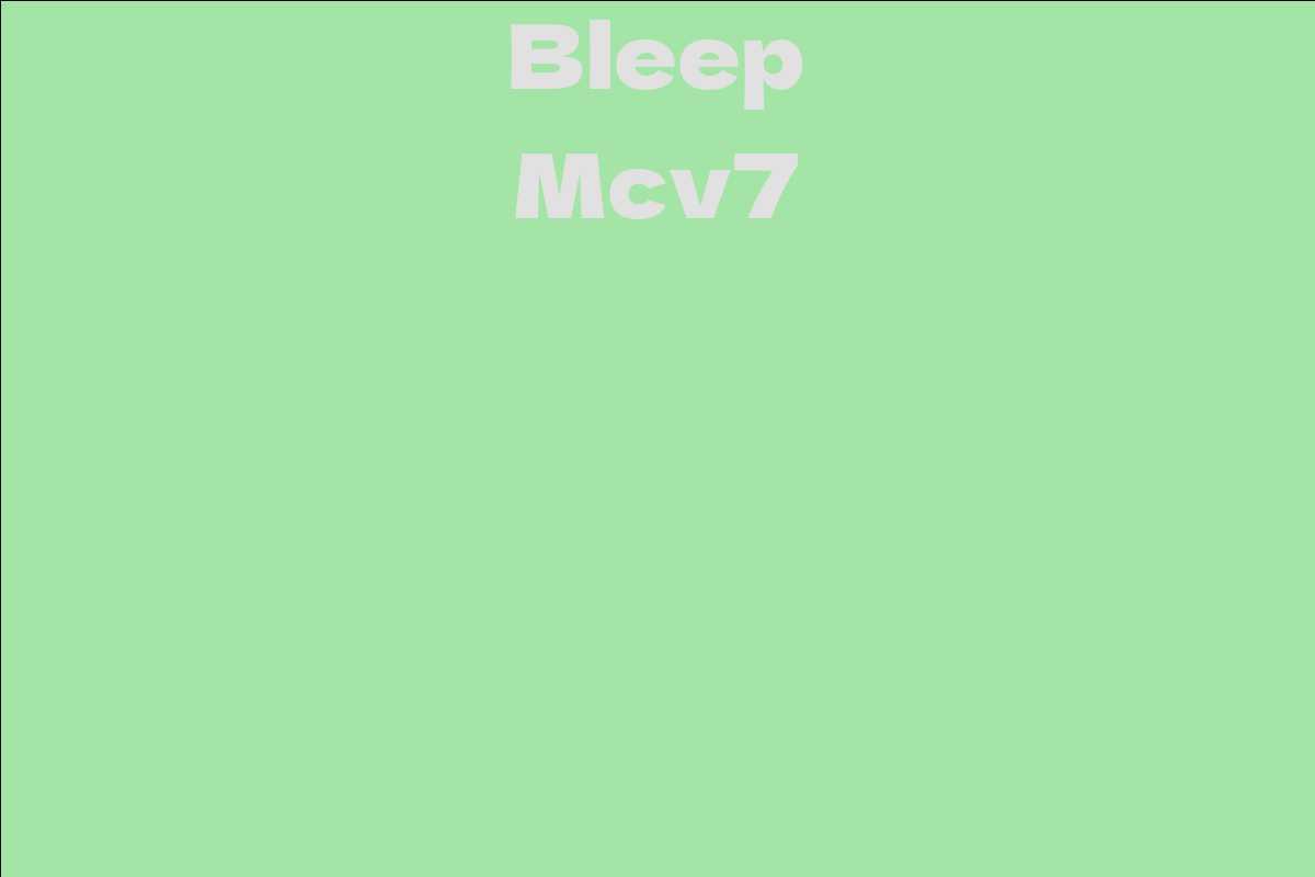 Bleep Mcv7