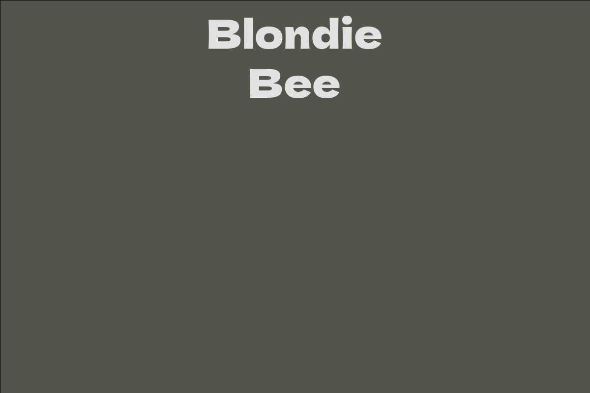 Blondie Bee