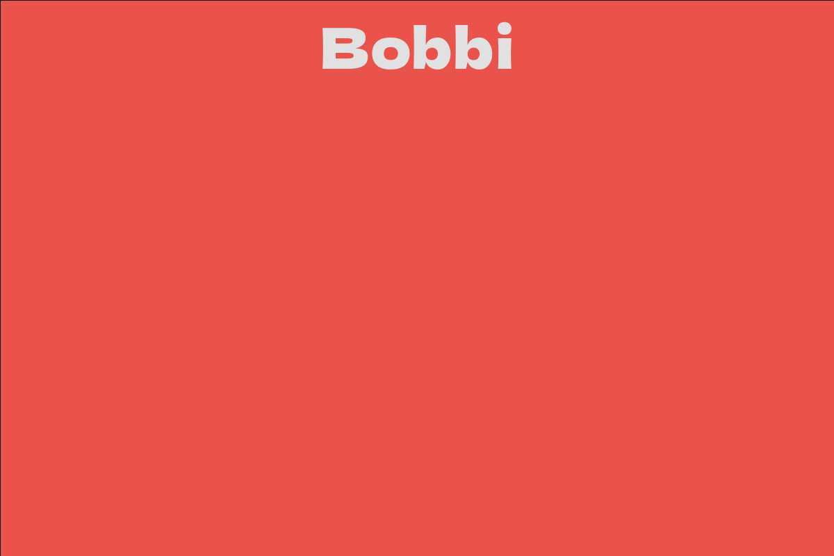 Bobbi