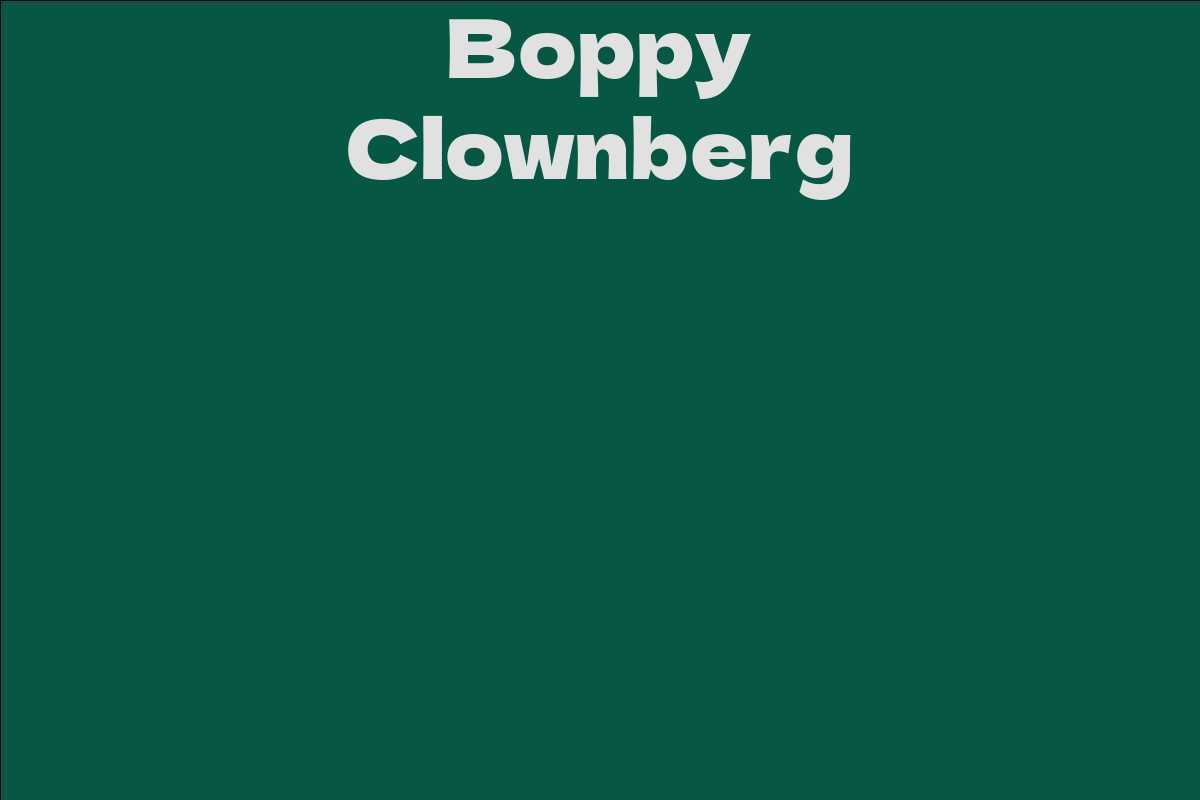 Boppy Clownberg