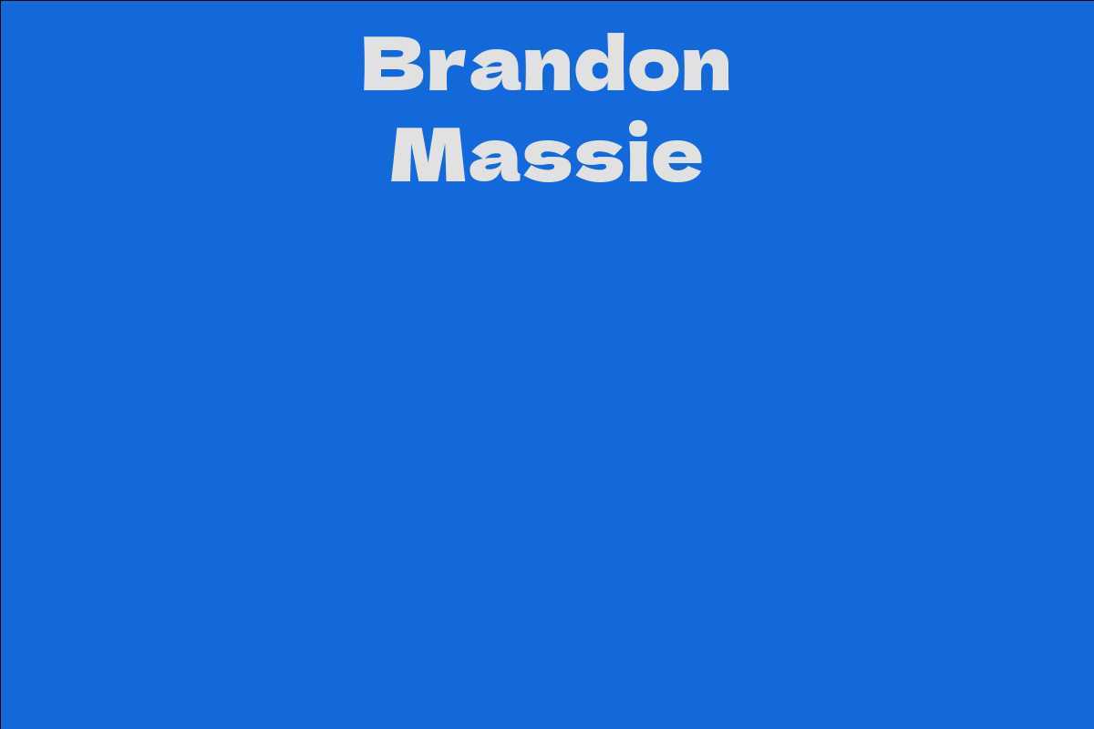 Brandon Massie