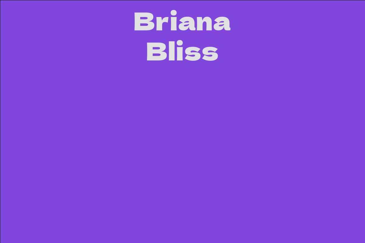 Briana Bliss