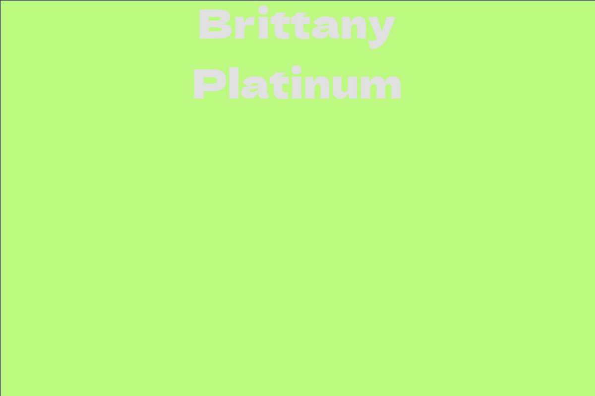 Brittany Platinum