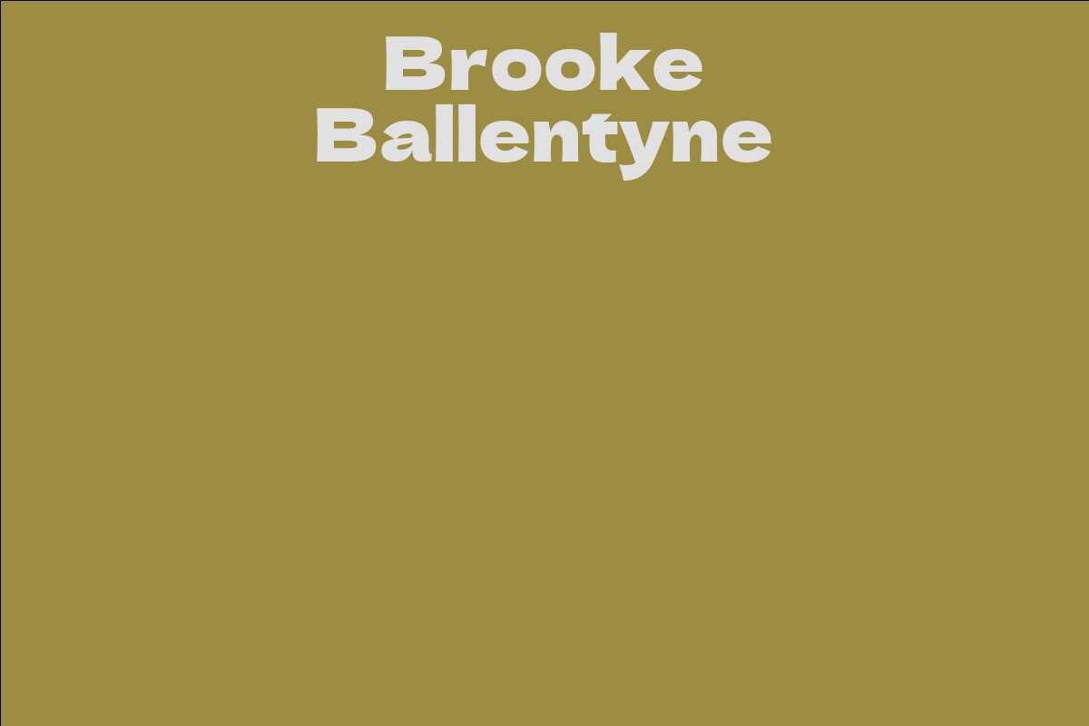 Brooke Ballentyne