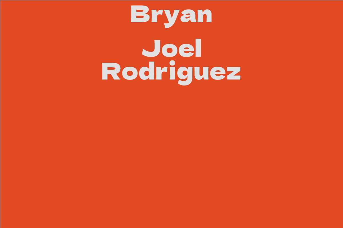 Bryan Joel Rodriguez