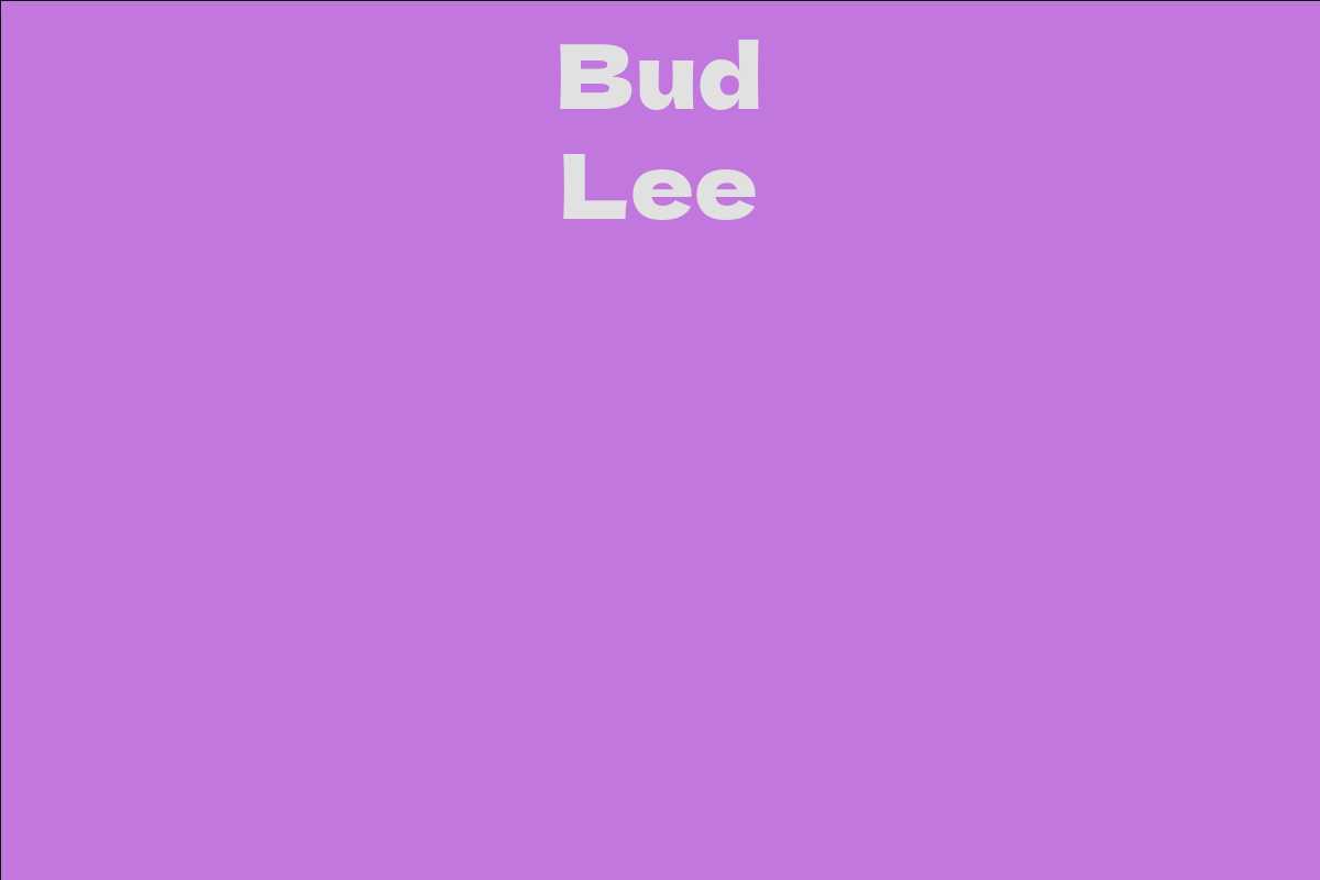 Bud Lee