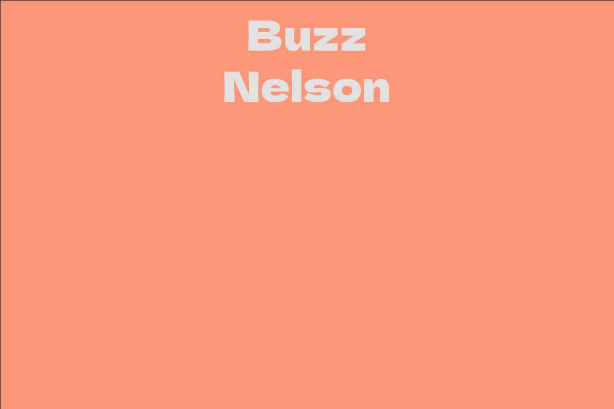 Buzz Nelson