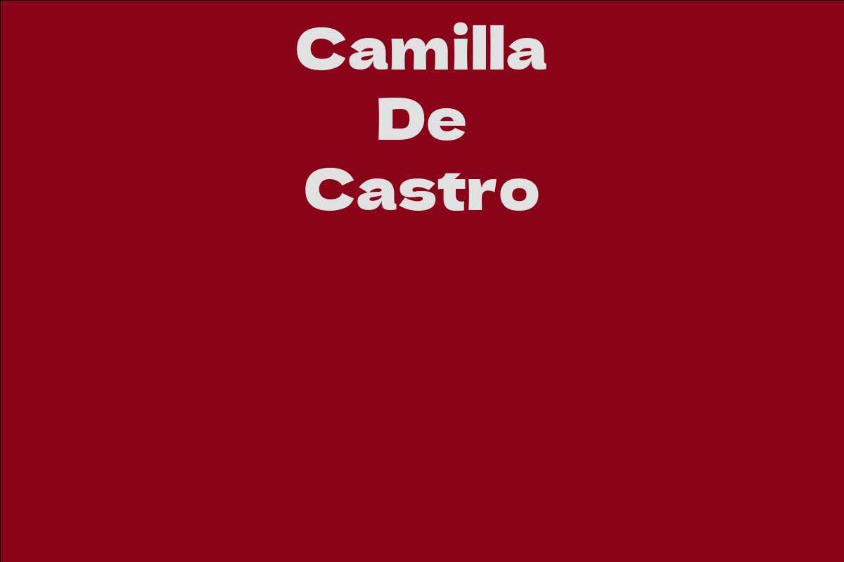 Camilla De Castro