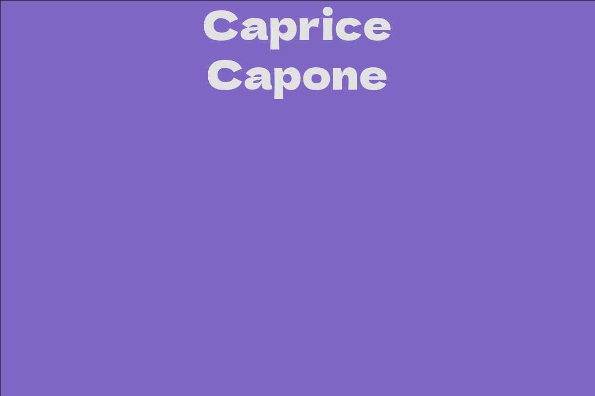 Caprice Capone