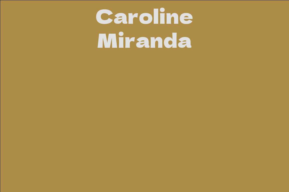 Caroline Miranda