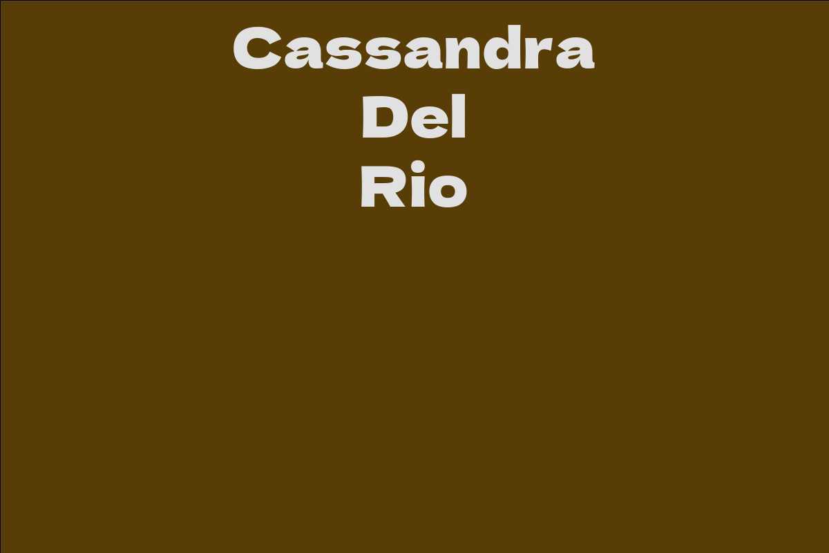 Cassandra Del Rio