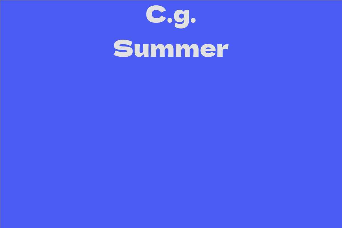 C.g. Summer
