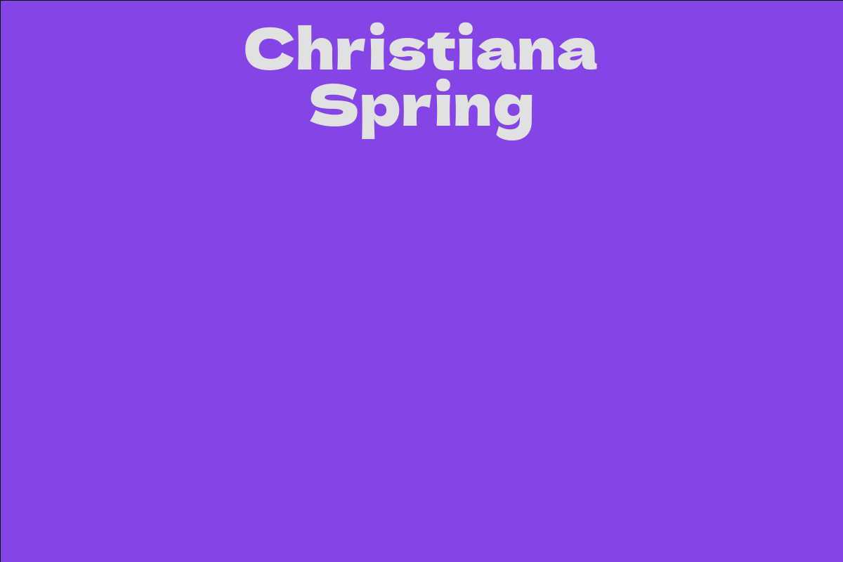 Christiana Spring