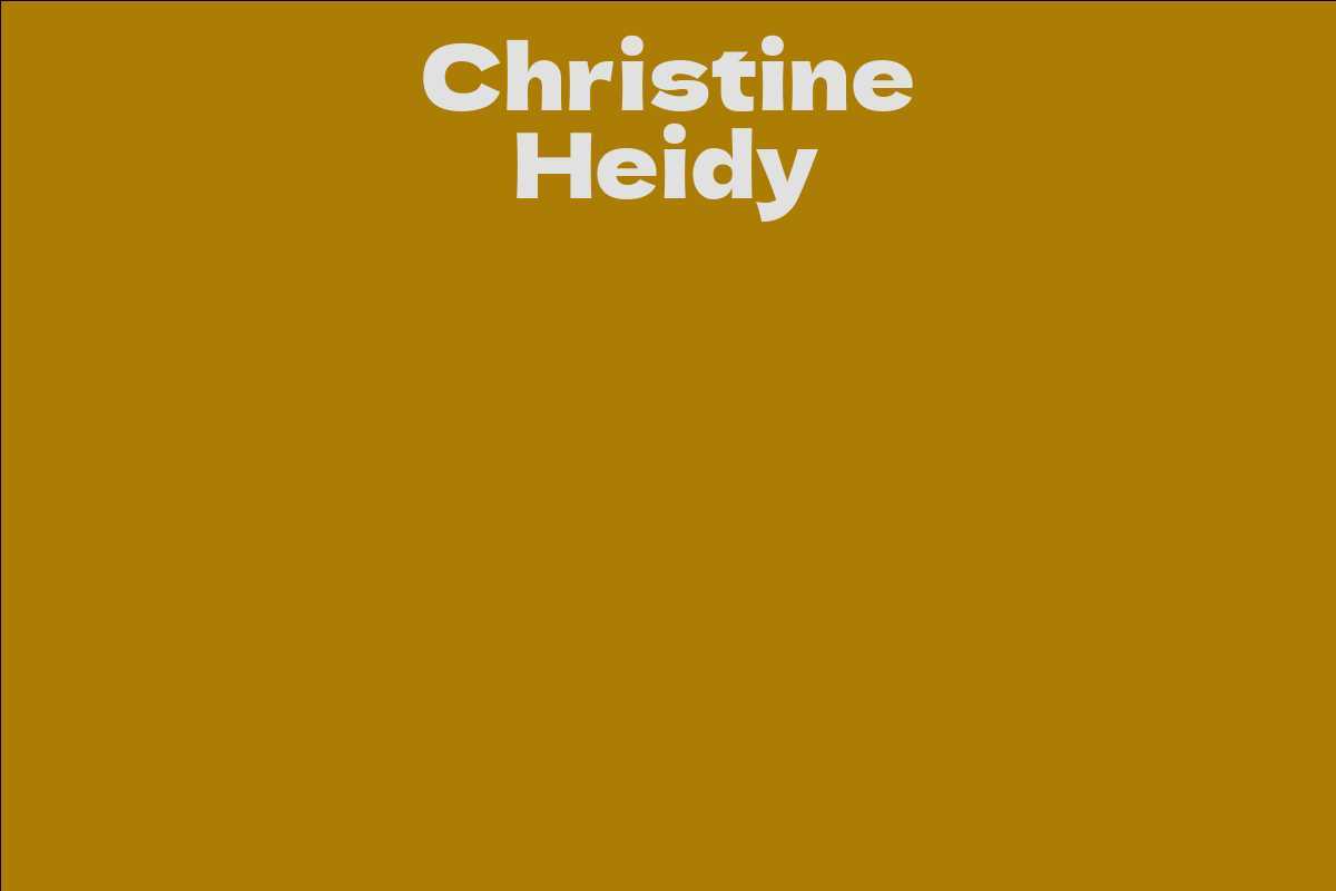 Christine Heidy