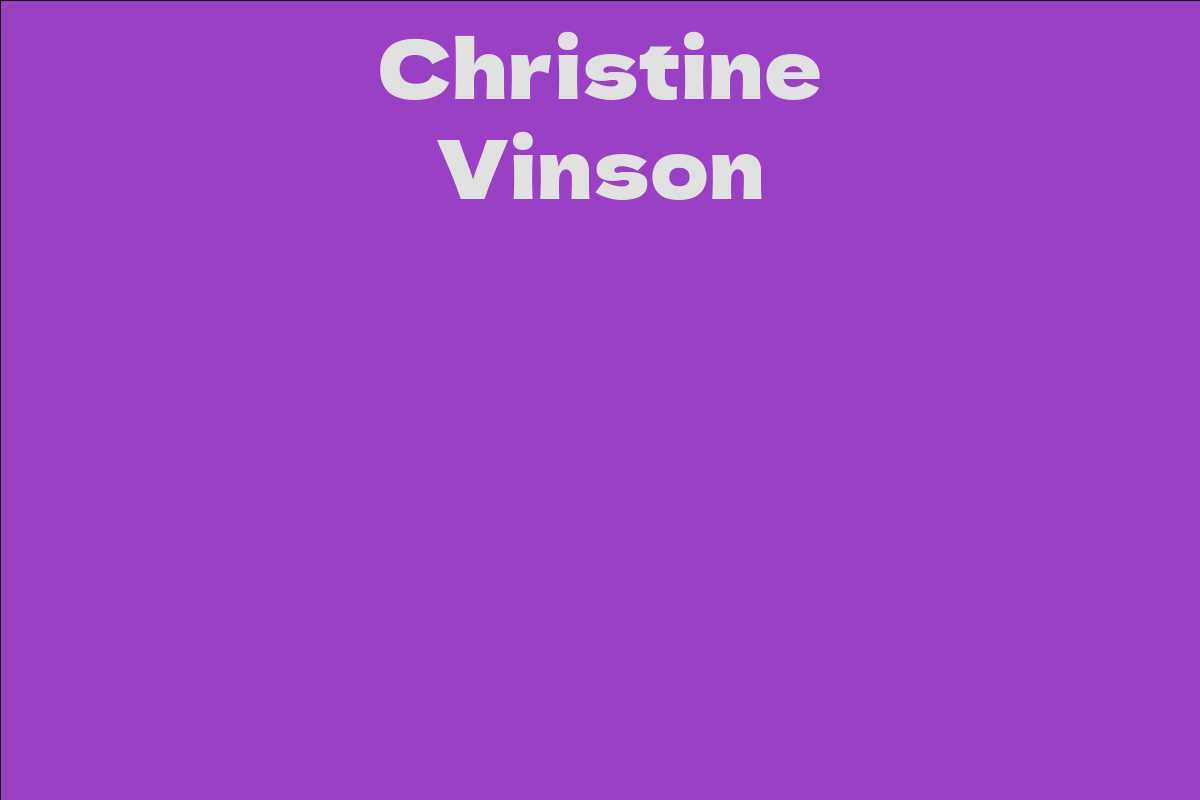 Christine Vinson