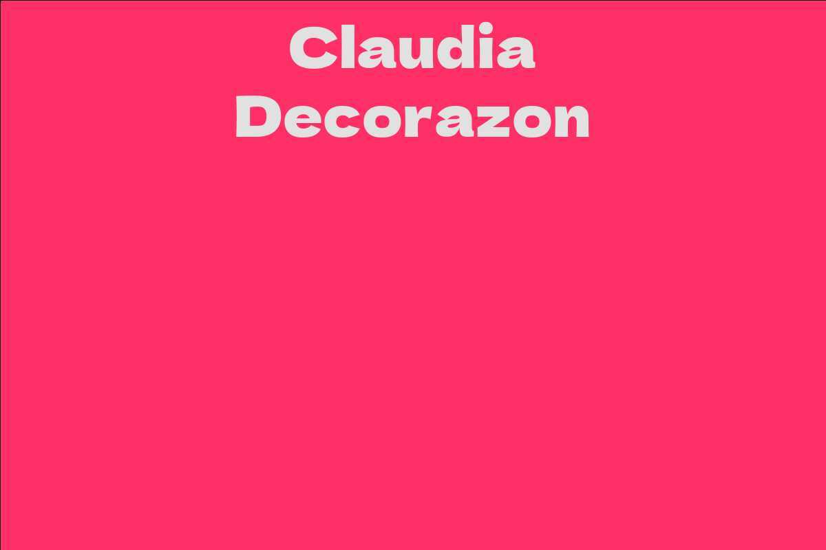 Claudia Decorazon
