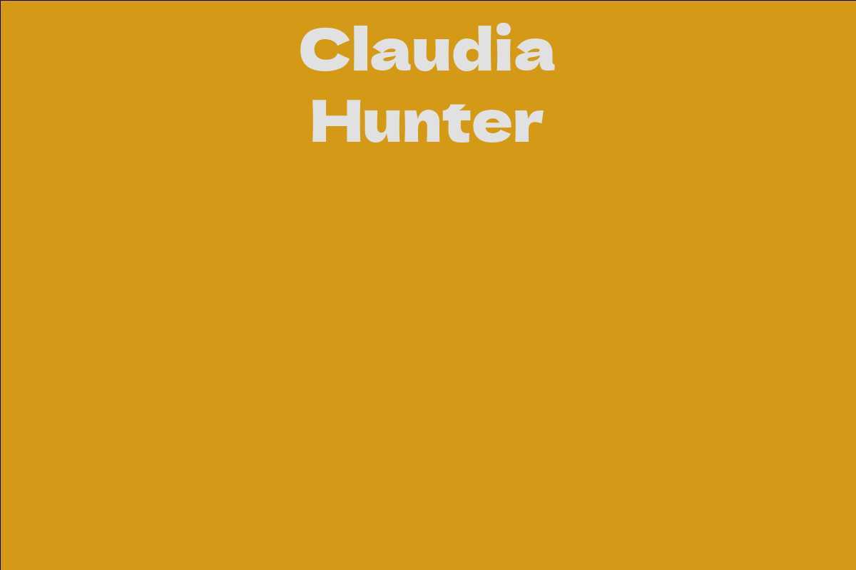 Claudia Hunter