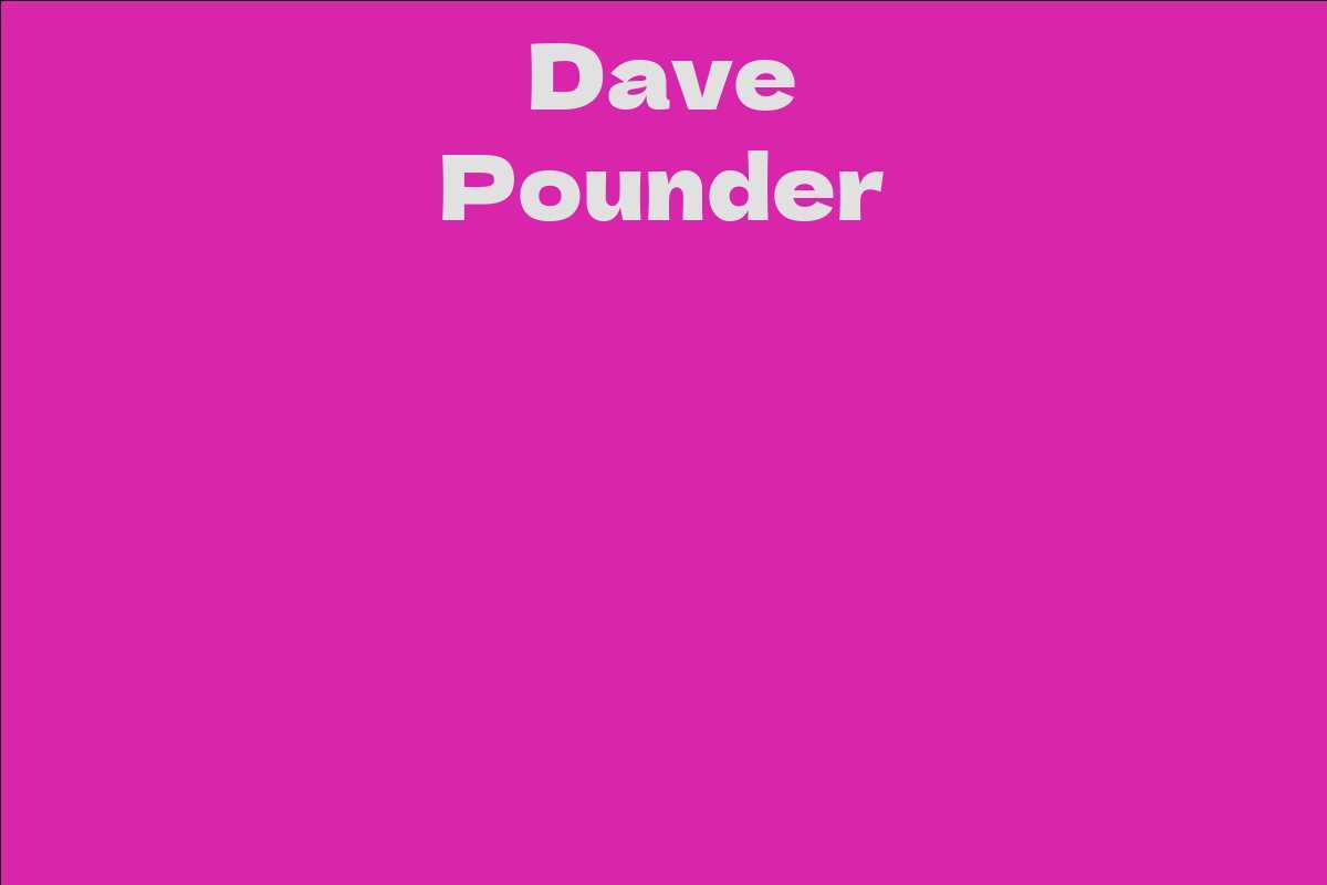 Dave Pounder