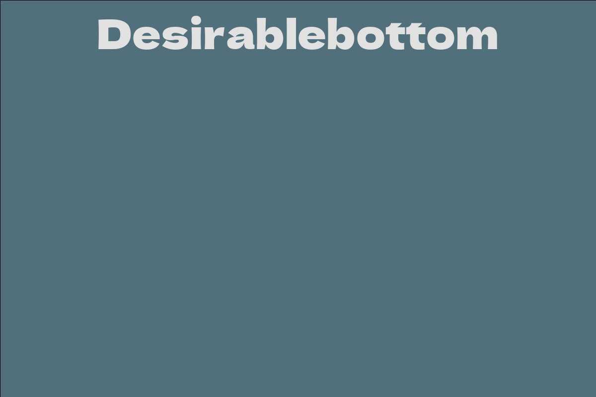 Desirablebottom