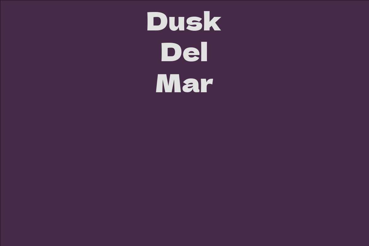 Dusk Del Mar