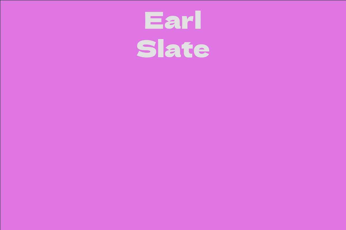 Earl Slate