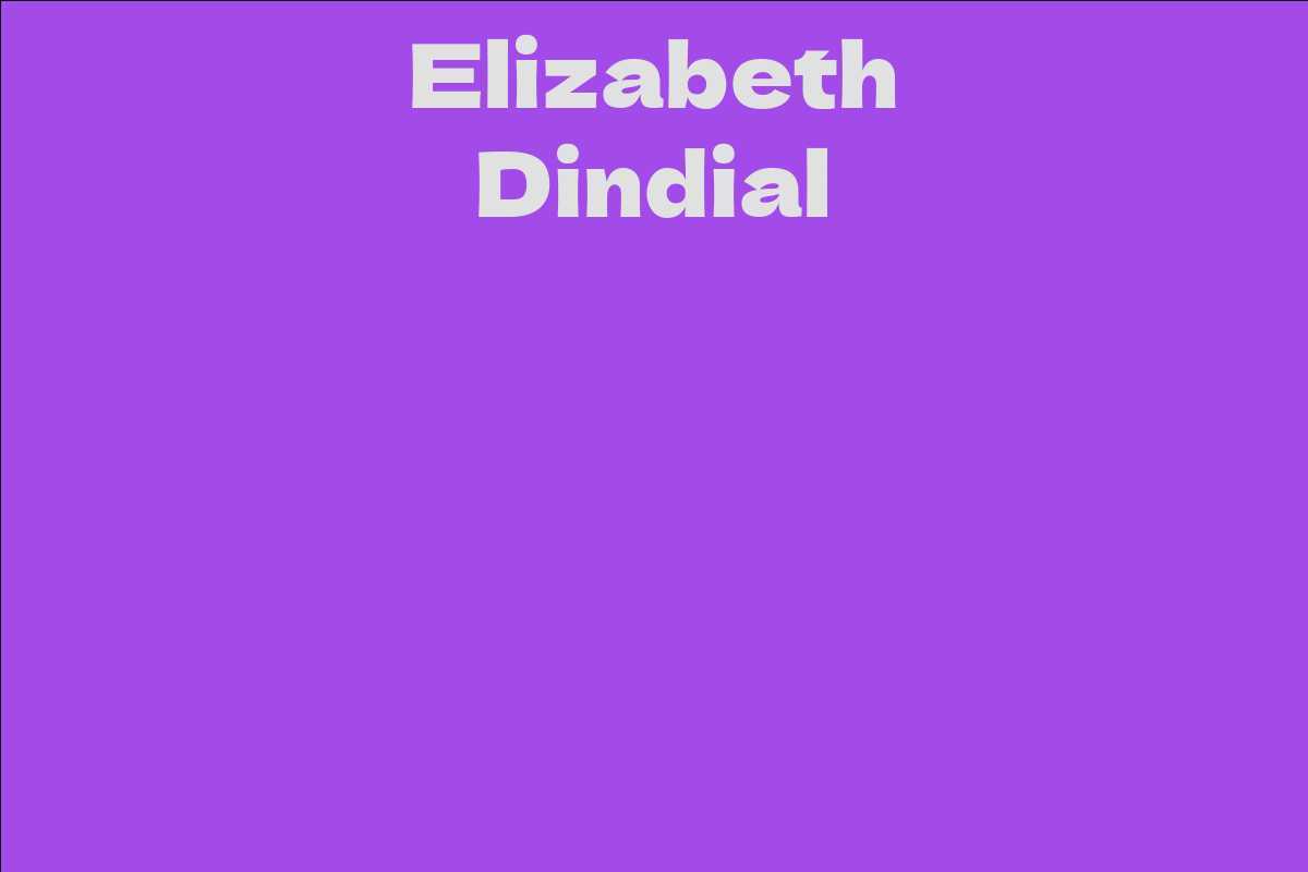 Elizabeth Dindial