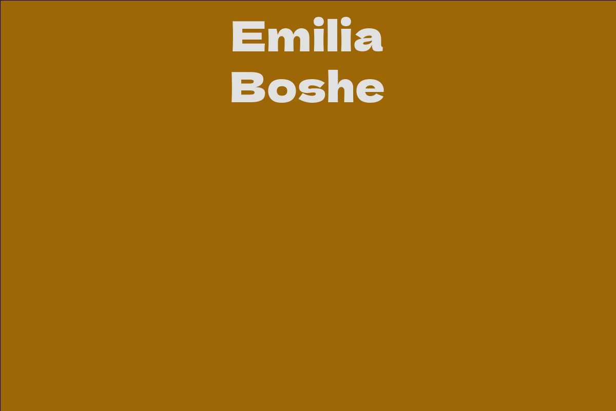 Emilia Boshe
