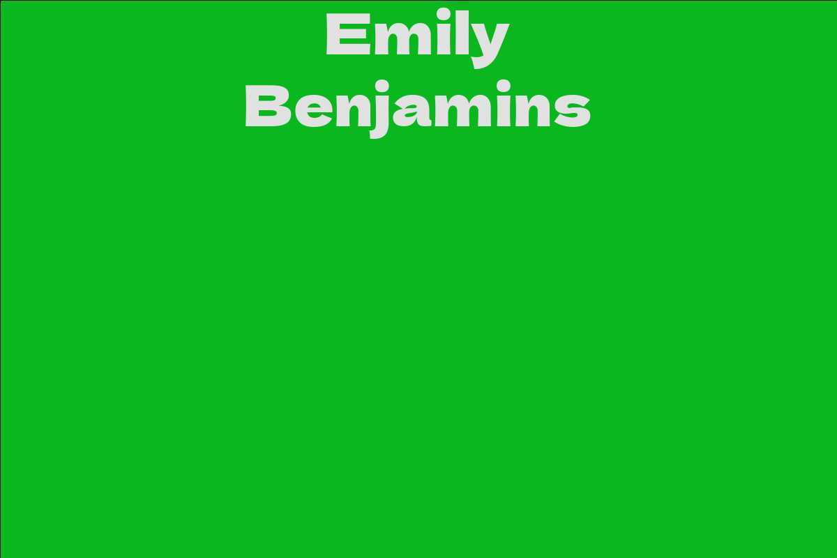 Emily Benjamins