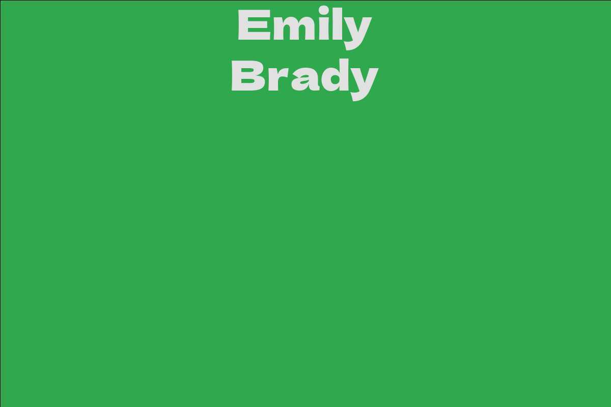 Emily Brady